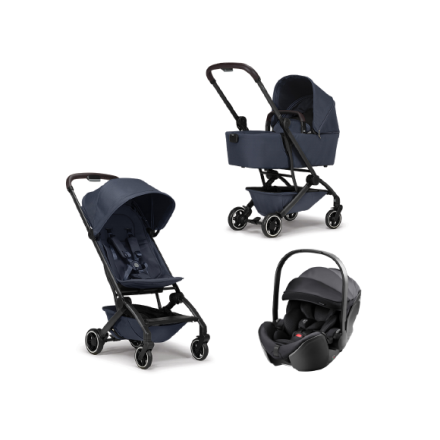 Carucior 3 in 1 Joolz Aer+, cu landou si scoica Britax Romer BABY SAFE PRO STYLE, Navy blue