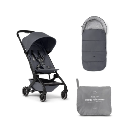 Pachet promotional Joolz Aer +, cu sac pentru carucior si protectie de ploaie