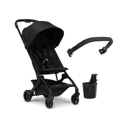 Carucior sport Joolz Aer +, cu bara si suport de pahar - Space Black