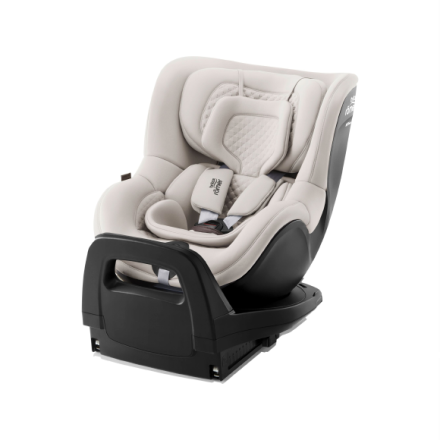 Столче за кола Britax Romer - Dualfix PRO M, колекция LUX, 61 см - 105 см, Soft Taupe