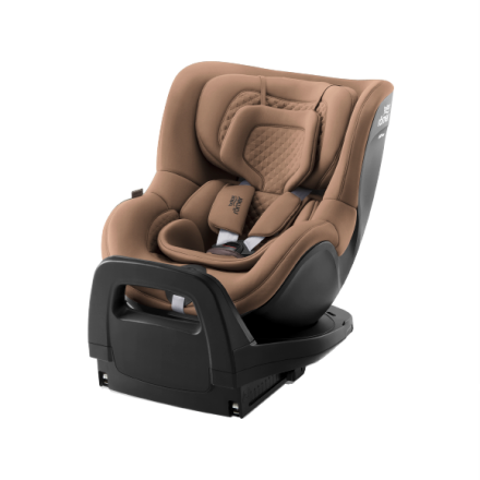 Столче за кола Britax Romer - Dualfix PRO M, колекция LUX, 61 см - 105 см, Warm Caramel