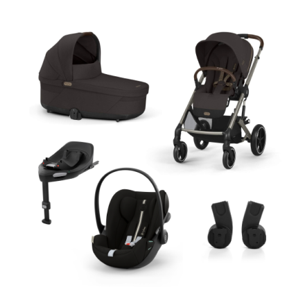 Cybex Balios S Lux 4 σε 1 Καρότσι με Πορτ-μπεμπέ, Βρεφικό Κάθισμα Cloud G Plus & Βάση G