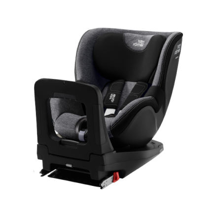 Scaun auto pentru copii Britax Romer - Dualfix 5Z cu Baza Flex 5Z, sigur si flexibil, 3 luni - 4 ani - Graphite Marble