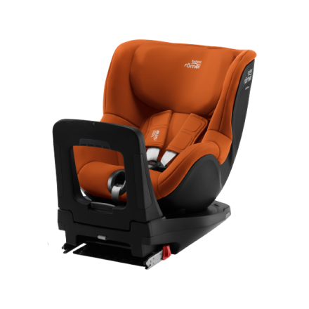 Scaun auto pentru copii Britax Romer - Dualfix 5Z cu Baza Flex 5Z, sigur si flexibil, 3 luni - 4 ani - Golden Cognac