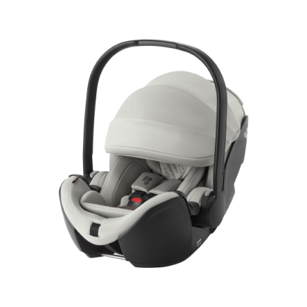 Столче за кола Britax Romer - Baby Safe PRO, колекция LUX, 0-13 кг, Linen Grey