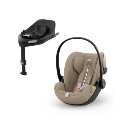 CYBEX GOLD CLOUD G I-SIZE PLUS + БАЗА G СТОЛЧЕ ЗА КОЛА 0-24 МЕСЕЦА ALMOND BEIGE