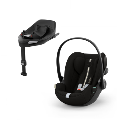 Cybex Gold Cloud G i-Size Plus Βρεφικό Κάθισμα Αυτοκινήτου 0-24 Μηνών & Βάση G - Moon Black
