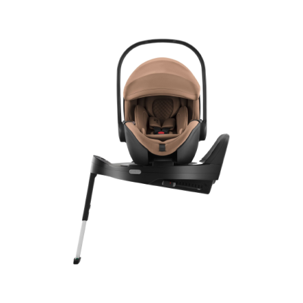 Столче за кола Britax Romer - Baby Safe PRO, колекция LUX, с включена Vario база, 0-15 месеца, Warm Caramel