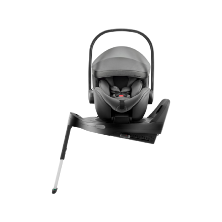 Столче за кола Britax Romer - Baby Safe PRO, колекция STYLE, с включена Vario база, 0-15 месеца, Mineral Grey