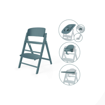 Детски стол маса Cybex Gold Click & Fold 4 в 1, регулируем, Stone Blue