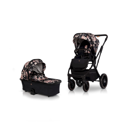 Carucior 2 in 1 pentru copii Cavoe Axo Style, confortabil, editia premium, cu landou -  La Rose