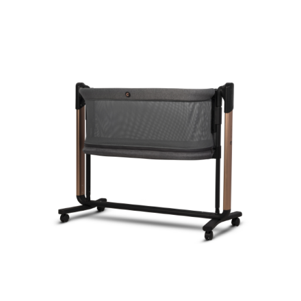 Бебешко креватче Cavoe COQ 4в1 с електрическа люлееща се столче, цвят Метеорит