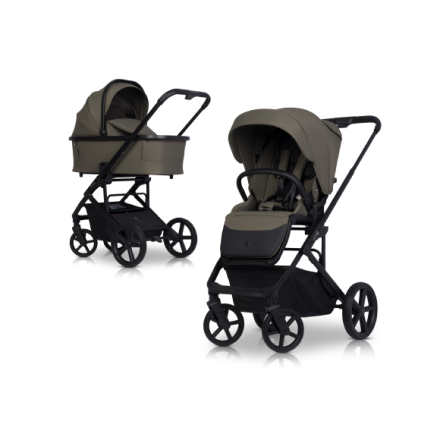 Carucior 2 in 1 pentru copii, Cavoe MOI XL, cu sistem de incalzire