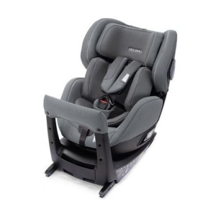 Детско столче за кола Recaro Salia Prime i-Size, 0 - 4 години, ергономично, въртящо се на 360°, Silent Grey
