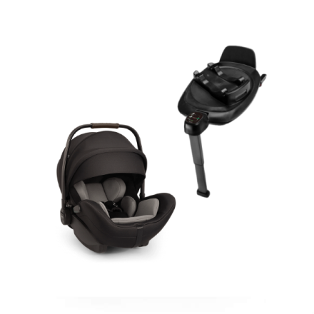 Scoica auto pentru copii Nuna ARRA Flex + Baza Next i-Size, Caviar
