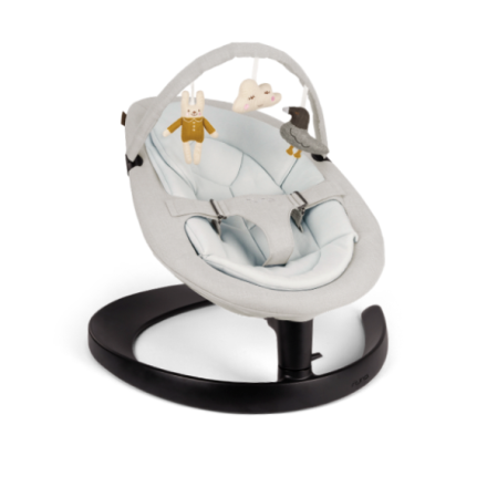 Balansoar pentru copii Nuna Leaf Grow, confortabil, cu bara de jucarii - Driftwood