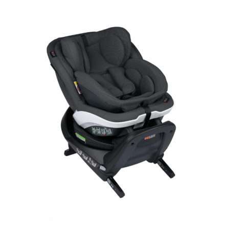 Scaun auto pentru copii BeSafe iZi Turn B i-Size, rotativ, 0-4 ani - Anthracite Mesh
