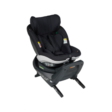 Scaun auto pentru copii BeSafe iZi Turn i-Size, rotativ, 6 luni-4 ani - Fresh Black Cab
