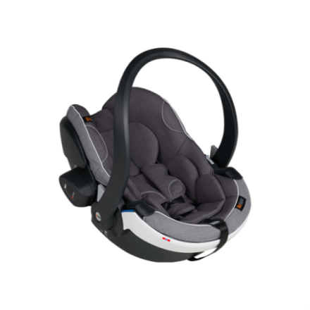 Scoica auto pentru copii BeSafe iZi Go Modular X2 i-size, 40-75 cm, R129, Gri Metallic Melange