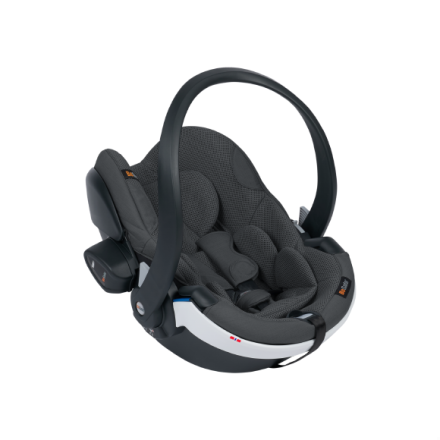 Scoica auto pentru copii BeSafe iZi Go Modular X2 i-size, 40-75 cm, R129, Gri Anthracite Mesh