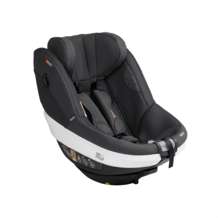 Scaun auto pentru copii BeSafe Beyond, cu certificare R129, 180°, 0-6 ani, Gri Anthracite Mesh