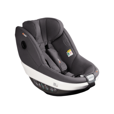 Scaun auto pentru copii BeSafe Beyond 360°, 6 luni - 6 ani, confortabil, Dark Grey Melange