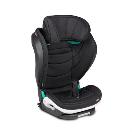 Scaun auto pentru copii BeSafe iZi Flex Fix 2 i-Size, 4 - 12 ani, Negru Soft Breeze