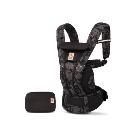 Marsupiu pentru bebelusi Ergobaby OMNI Breeze respirabil si confortabil 0 - 4 ani Onyx Blooms