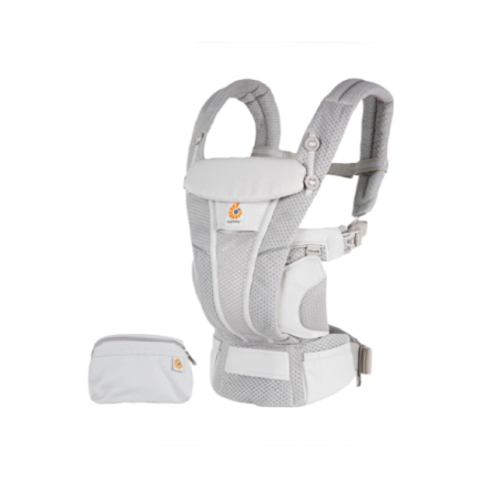 Marsupiu pentru bebelusi Ergobaby OMNI Breeze respirabil si confortabil 0 - 4 ani Pearl Grey