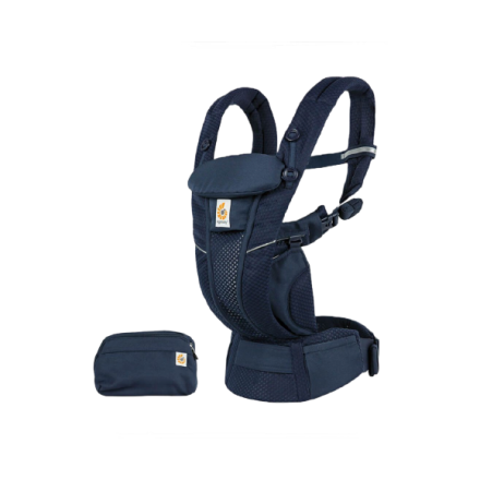 Кош за новородено Ergobaby OMNI Breeze дишащ и удобен 0 - 4 години Midnight Blue