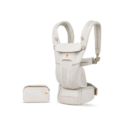 Кош за новородено Ergobaby OMNI Breeze дишащ и удобен 0 - 4 години Natural Beige