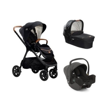 Carucior 3 in 1 pentru copii Joie Finiti Signature, multifunctional, cu landou si scoica i-Snug - Eclipse