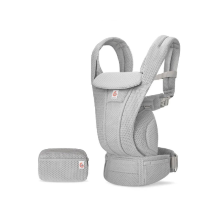 Marsupiu pentru bebelusi Ergobaby, OMNI Deluxe Mesh, ergonomic, Pearl Grey