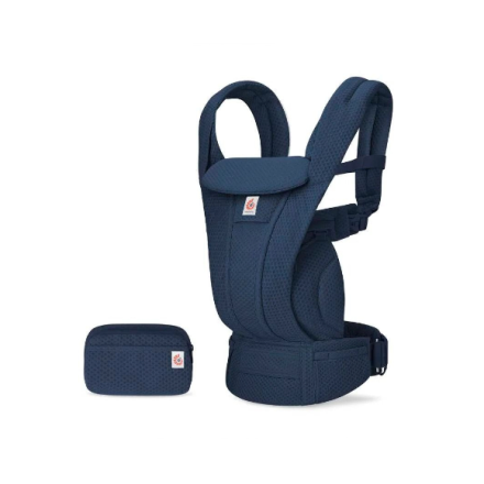 Marsupiu pentru bebelusi Ergobaby, OMNI Deluxe Mesh, ergonomic, Midnight Blue