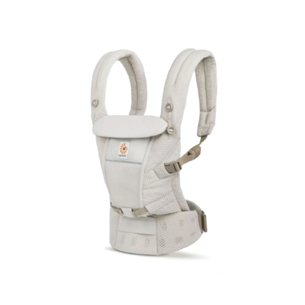  Marsupiu pentru bebelusi Ergobaby Adapt Soft Flex Mesh, respirabil si confortabil, 0 - 4 ani, Natural Beige