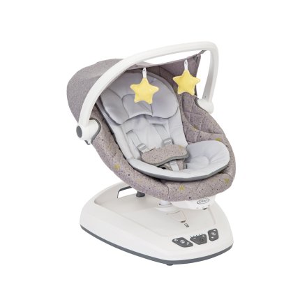 Leagan si balansoar electric pentru copii Graco Move with Me, 2 in 1, compact