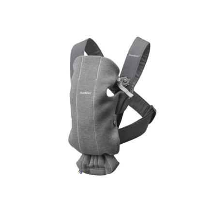 BabyBjorn Mini Ανατομικός Μάρσιπος Μωρού 3D Jersey & Πολλαπλών Θέσεων