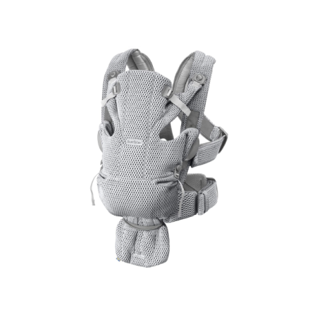 Кош за новородено бебе BabyBjorn Move анатомичен 3D Mesh - Сив