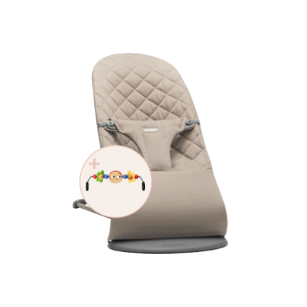 BabyBjorn Bliss Ρηλάξ Μωρού Quilted & Μπάρα Παιχνιδιών