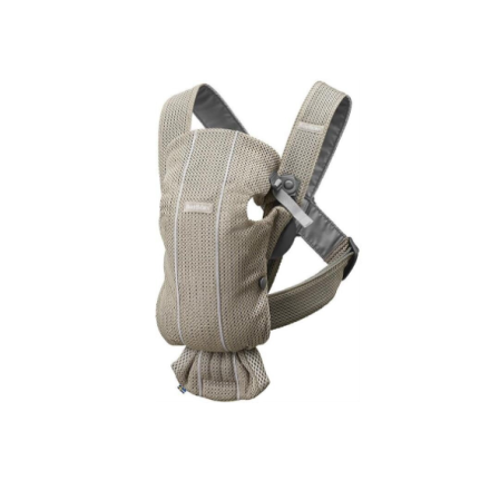 BabyBjorn Mini Ανατομικός Μάρσιπος Μωρού 3D Mesh - Greige