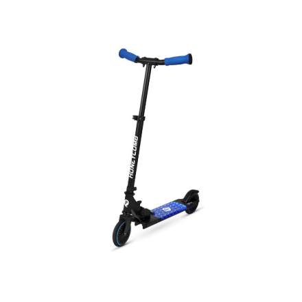Trotineta pentru copii Qplay Honeycomb, ultra-compacta, multifunctioanala, cu LED - Albastru