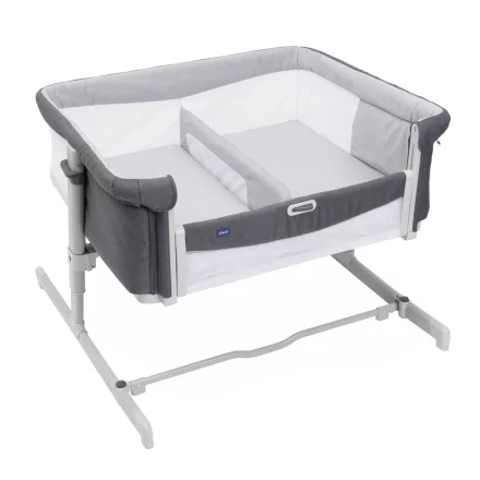 Chicco Next 2 Me Кошара за близнаци, за спане от раждане - 6 месеца, MagnetGrey