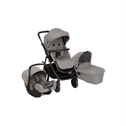 Carucior 3 in 1 pentru copii Graco Near2Me DLX, cu landou Near2Me DLX si scoica SnugLite, Ash