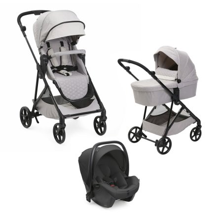 Carucior sport pentru copii Chicco Seety, 3 in 1, cu landou si scoica auto Kory Air Plus, FlorenceBeige