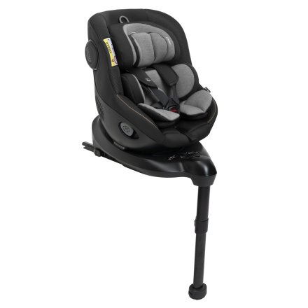 Scaun auto pentru copii Chicco Seat 105, 0-4 ani, rotativ, cu baza, Posh Black