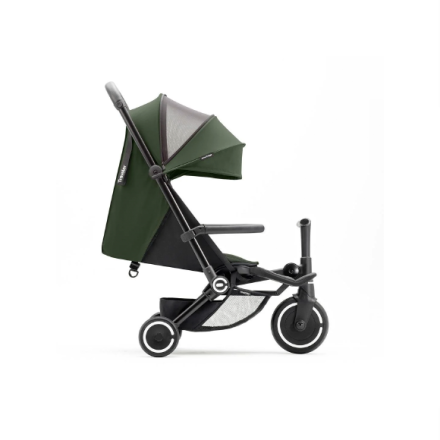 Tricicleta pentru copii, SmartTrike Traveler, 4 in 1, Olive