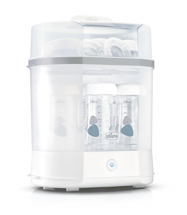 Sterilizator electric cu aburi Chicco Steril Natural, 3 in 1, multifunctional