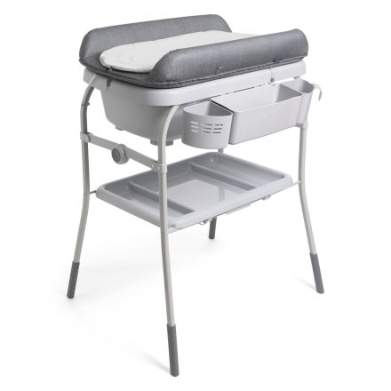 Chicco Μπανιέρα & Αλλαξιέρα 2 σε 1 Πτυσσόμενη Graphite Melange