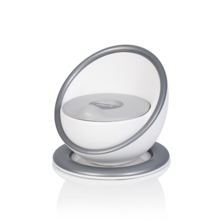 Olita premium COLIBRO ELISSE, cu sezut moale, capac detasabil si functie de scaun, 6-36 luni - Silver