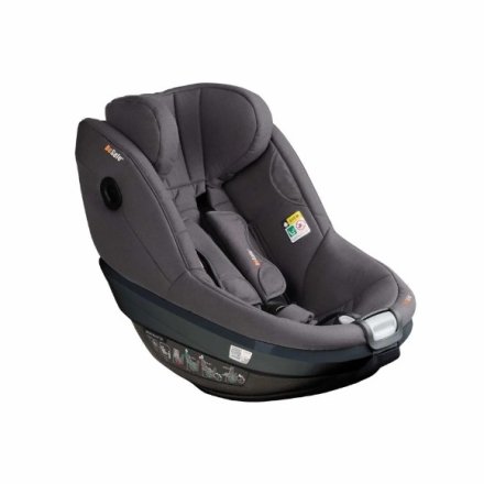 Scaun auto pentru copii BeSafe Beyond 2, 360°, 6 luni - 6 ani, certificat AGR, Dark Grey Melange